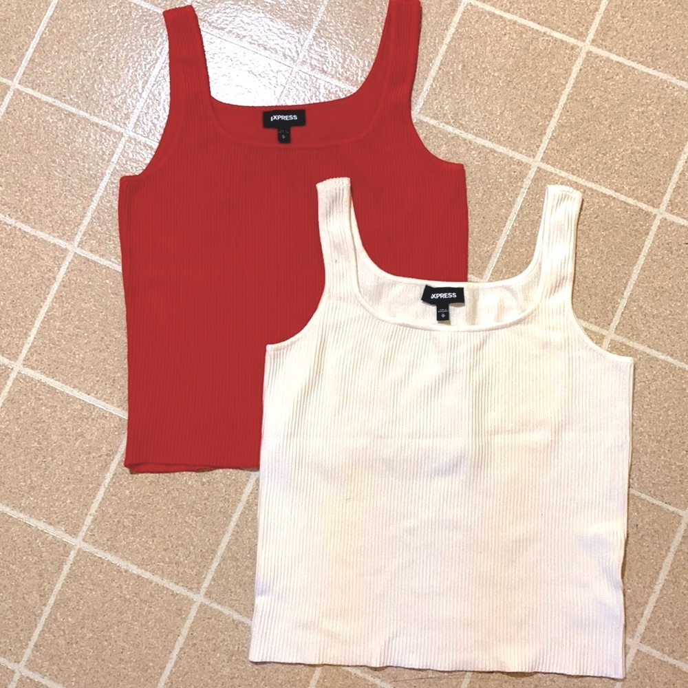 2 Express sweater tops size medium